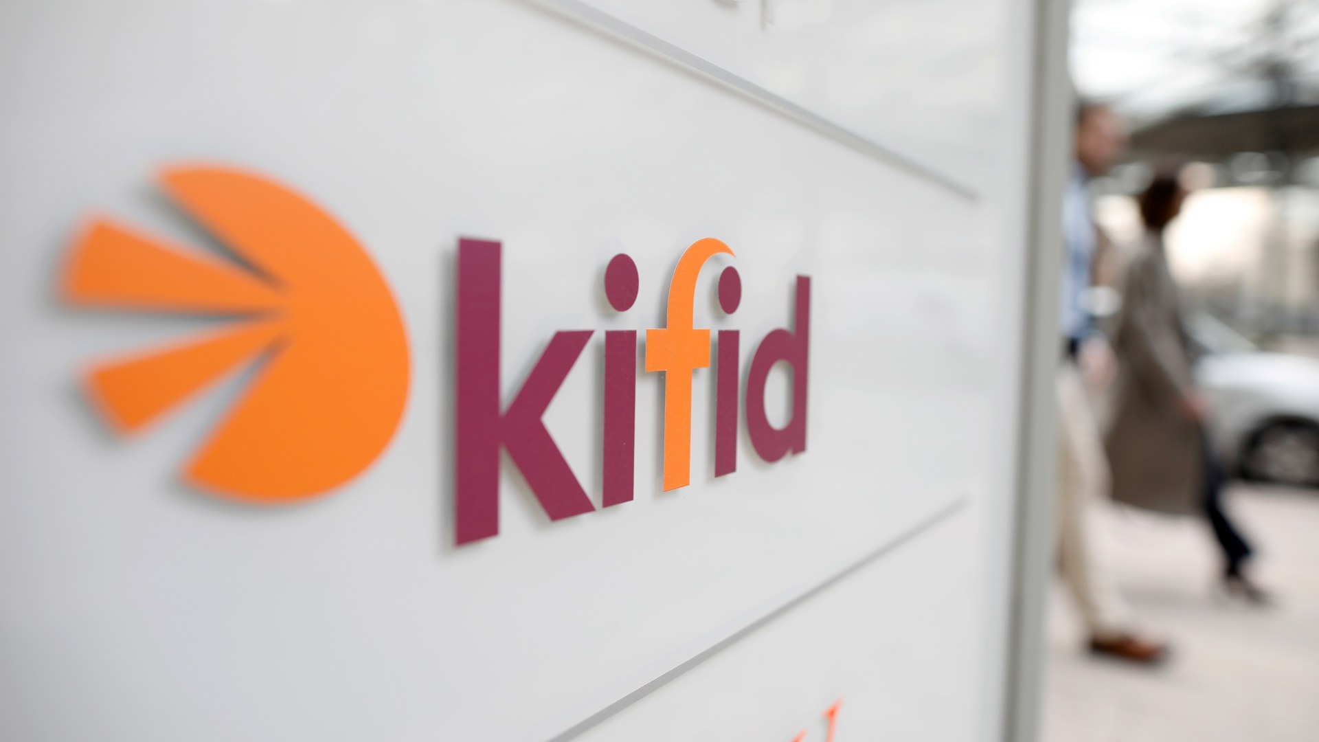 Kifid Logo Buiten Kantoorpand Voor Extern Gebruik