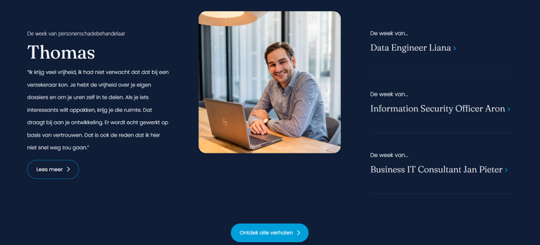 Lees alle verhalen van young professionals